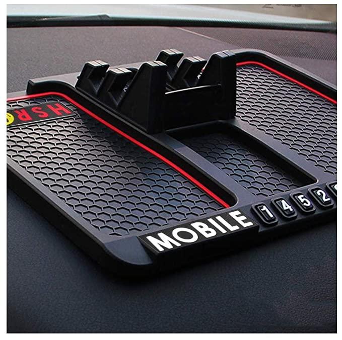 MULTIFUNCTION PHONE GPS HOLDER ANTI-SLIP SILICONE PAD [CAR ACCESSORIES]